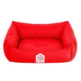 Cama Pet Para Cachorro Gato M 57x37cm Vermelha Cachorro Gato