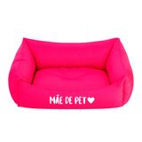 Cama Pet Para Cachorro Gato M 57x37cm Rosa Mãe De Pet