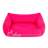 Cama Pet Para Cachorro Gato M 57x37cm Rosa Just Relax