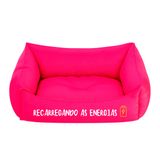 Cama Pet Cachorro Gato M 57x37cm Rosa Recaregando Energias