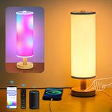 Chiphy Candeeiro De Mesa, Lâmpada Inteligente Trabalho Com Alexa, Rgbw Mesa L