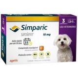 Simparic 10Mg 2,6 A 5Kg 3 Comprimidos