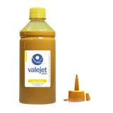 Tinta para Epson L495 EcoTank Yellow Pigmentada 500ml Valejet