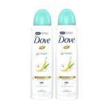 Kit 2 Desodorantes Dove Nutritive Secrets Antitranspirante Aerossol Matchá e Flor de Sakura 150ml