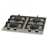 Cooktop 4 Bocas A Gas Bivolt Platinium Prime Fischer Cinza