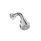 Ducha com Tubo de Parede Aspen Cromada