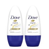 Kit 2 Desodorantes Dove Antitranspirante Roll On Original 50ml