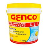 Cloro granulado múltipla ação 3 em 1 - 10 kg - Genco