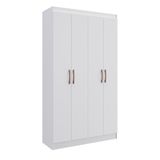 Armário 4 Portas Lavanderia Multiuso Multimóveis Cr8000 Branco
