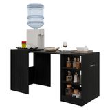 Mesa Dobrável Armário De Cozinha Ibiza Multimóveis Fg2000 Preta