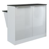 Bancada/mesa De Cozinha Multimóveis Mariah 2 Portas Fg5484 Branca