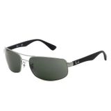 Óculos Solar Ray-Ban RB3445 004 Tamanho 64 Preto Prata