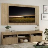 Rack c/ Painel TV 65' com 2 portas Londres Multimóveis Rustic