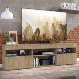 Rack TV 65' com 2 Portas Paris Multimóveis Rustic