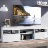 Rack TV 65' com 2 Portas Paris Multimóveis Branco