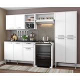 Cozinha Completa Compacta Xangai Plus Multimóveis Branco