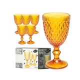 Jogo De Taça De Vidro Estrela 300ml  6pcs Sk20006