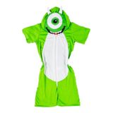 Pijama Infantil Macacão Kigurumi Fantasia Monstro Parmalat
