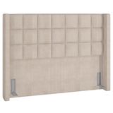 Cabeceira Cama Box Casal 140cm Pisa P02 Linho Bege Cru - Mpozenato