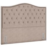Cabeceira Cama Box Casal 140cm Siena P02 Linho Areia - Mpozenato