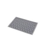 Tapete Turco  Multiuso, Para Banheiro, Cozinha, Entrada, Corredor, Quarto Natur 11 0,50x0,80 - Cinza - Edantex