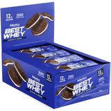 Barra Proteica Best Whey - 12 Barras 49g Cookies &amp; Cream - Atlhetica Nutrition