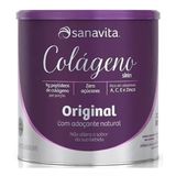 Suplemento Em Pó Sanavita Colágeno Hidrolisado 300g Sabor Original