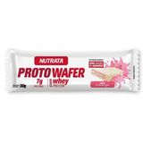 Proto Wafer - 1 Unidade De 30g Morango - Nutrata