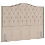 Cabeceira Cama Box Casal Queen 160cm Linho Bege Cru
