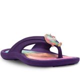 Chinelo Unicornio Infantil N 25 Ao 32 Menina Feminina 12.95 Cor:roxo,tamanho:31/32