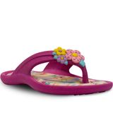 Chinelo Flores Infantil N 25 Ao 32 Menina Feminina 12.96 Cor:pink,tamanho:27/28