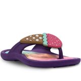 Chinelo Sorvete Infantil N 25 Ao 32 Menina Feminina 12.94 Cor:roxo,tamanho:31/32