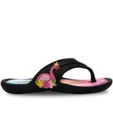 Chinelo Flamingo Infantil N 25 Ao 32 Menina Feminina 12.93 Cor:preto,tamanho:31/32