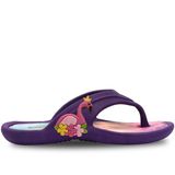 Chinelo Flamingo Infantil N 25 Ao 32 Menina Feminina 12.93 Cor:roxo,tamanho:31/32