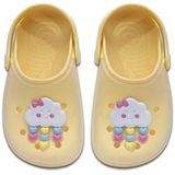 Sandalia Babuche Infantil Menina Chinelo Leve E Macio 12.41 Cor:amarelo,tamanho:35/36