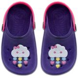 Sandalia Babuche Infantil Menina Chinelo Leve E Macio 12.41 Cor:roxo,tamanho:33/34