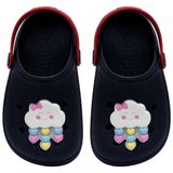 Sandalia Babuche Infantil Menina Chinelo Leve E Macio 12.41 Cor:preto,tamanho:33/34