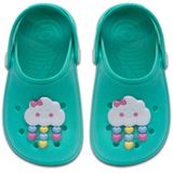 Sandalia Babuche Infantil Menina Chinelo Leve E Macio 12.41 Cor:verde,tamanho:33/34