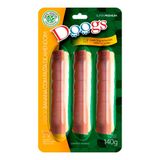 Petisco Doogs Roll Banana Com Pasta De Amendoim Para Cães - 140 G