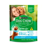 Petisco Dog Chow Extra Life Saúde Oral Cães Porte Mini e Pequeno 45g 3 Unidades