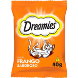 Petisco Dreamies Frango Para Gatos Adultos 40 Gr