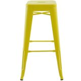 Banqueta Alta Aço Carbono Iron- Rivatti - Amarelo
