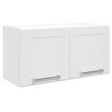 Armário Aéreo Múltipla Aço 70cm 2 Portas Branco - Bertolini