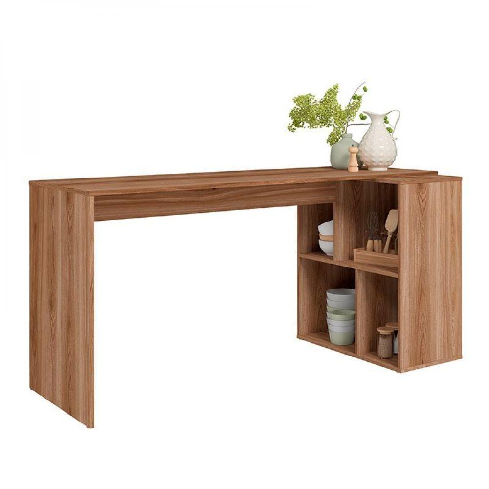 Bancada Gourmet Com 4 Nichos - Castanho