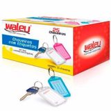 Kit 200 Chaveiros Organizadores Com Etiquetas Identificáveis
