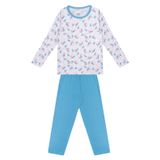 Pijama Infantil Feminino Kappes Branco 8