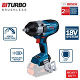 Chave De Impacto 1/2 Profissional Bosch Gds 18v-1000 Sem Bateria