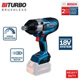 Chave De Impacto À Bateria Bosch Gds 18v-1050 H Bi Turbo