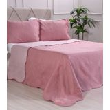 Jogo De Cobre Leito Queen Ultra Lisse Bene Casa Rosa Un