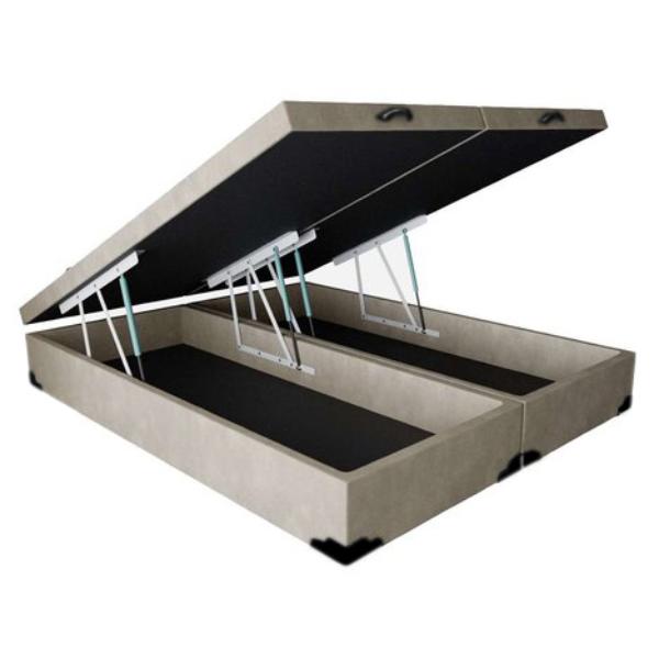 Base-Box-Bau-Bipartido-King-Suede-Bege-40x193x203-Serra-Negra